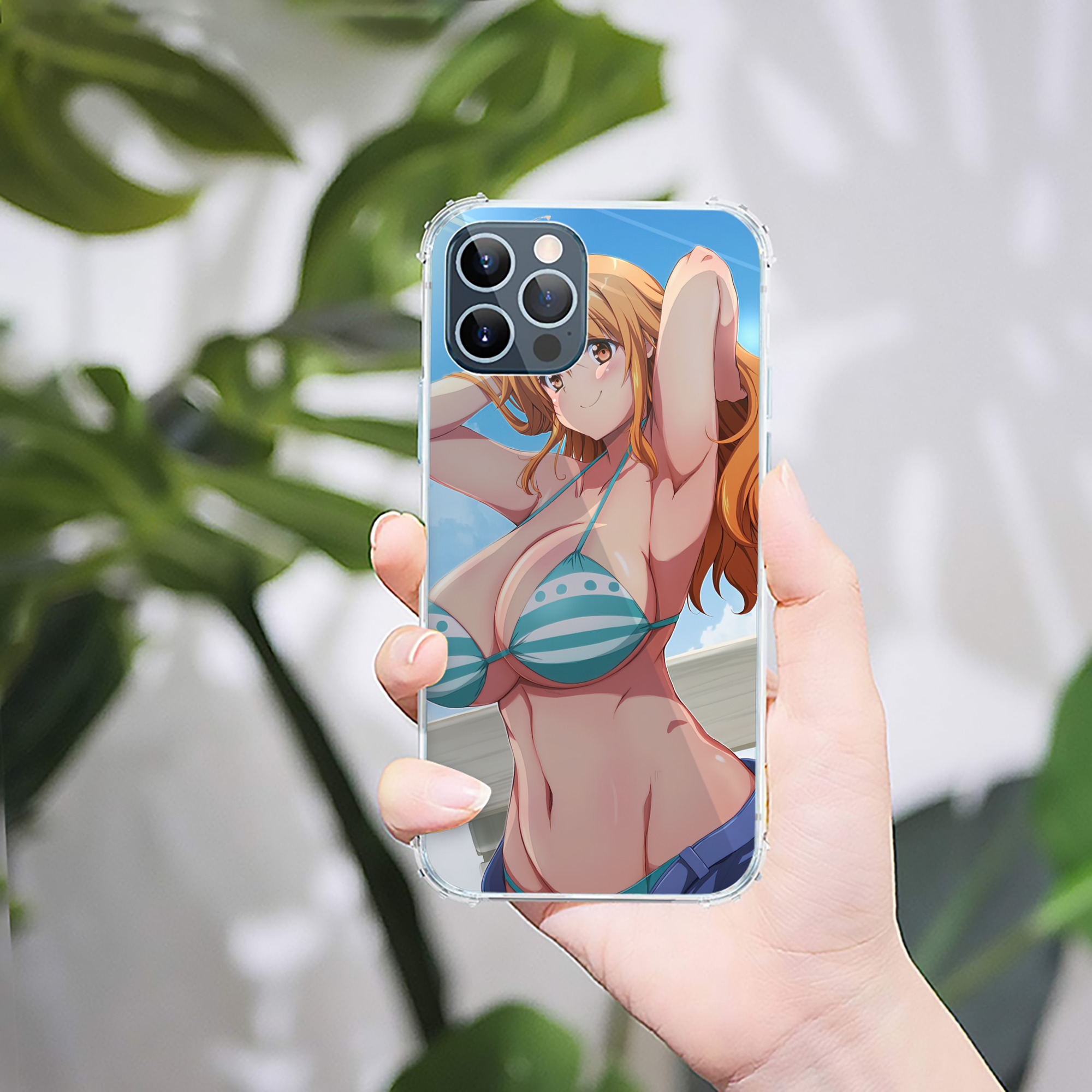 （画像用） ワンピース ONE PIECE 【iPhone 12シリーズ対応】透明スマホケース（クリアソフトケース）